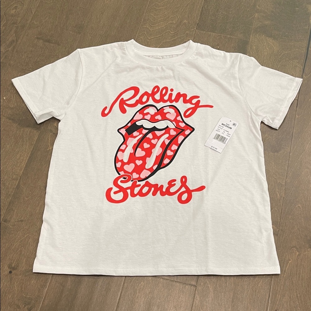 TheRolling Stones Kids White T-Shirt size M - Picture 1 of 6